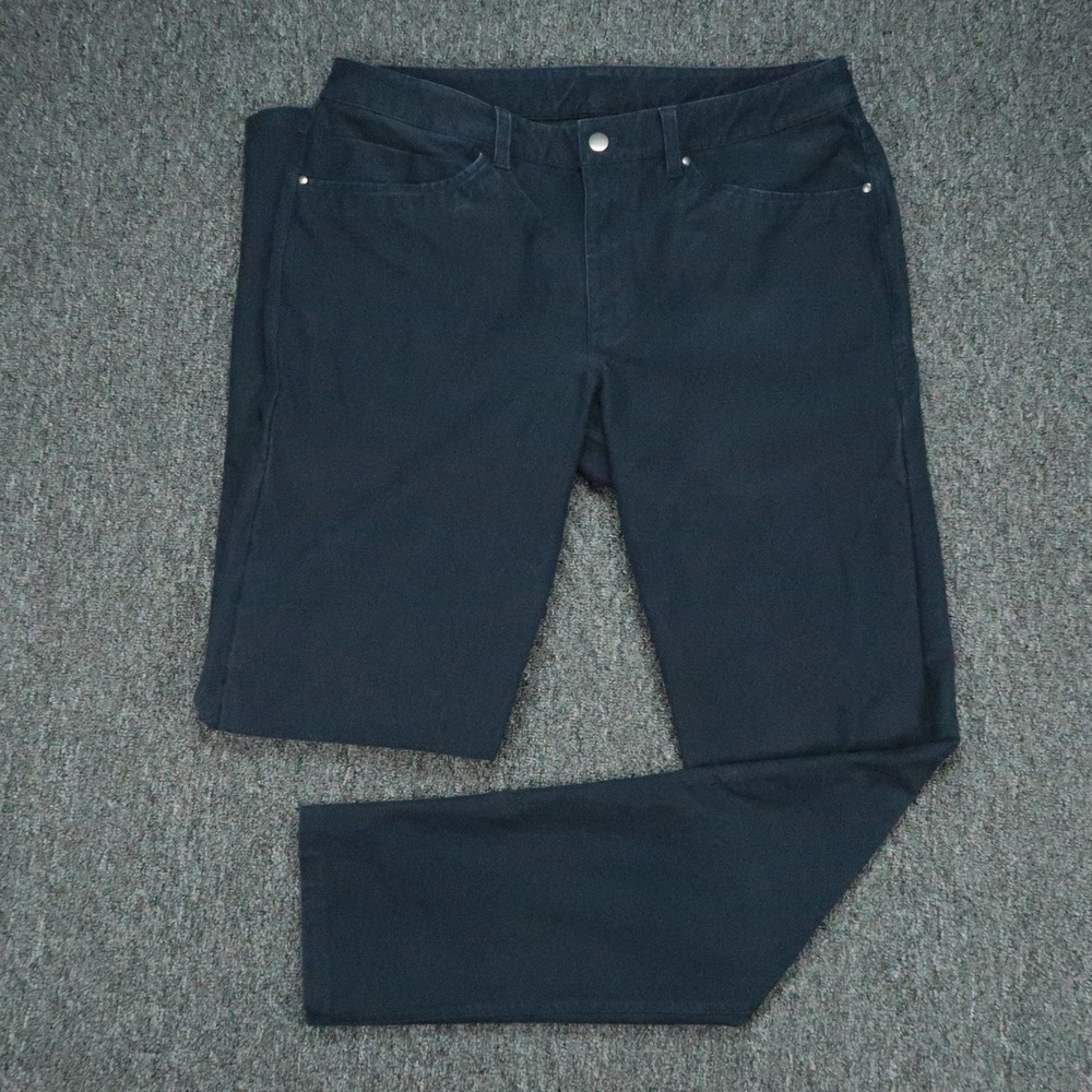 Lululemon Pants Mens 33x34 Blue ABC Slim Utilitech 5 Pocket Canvas Trouser